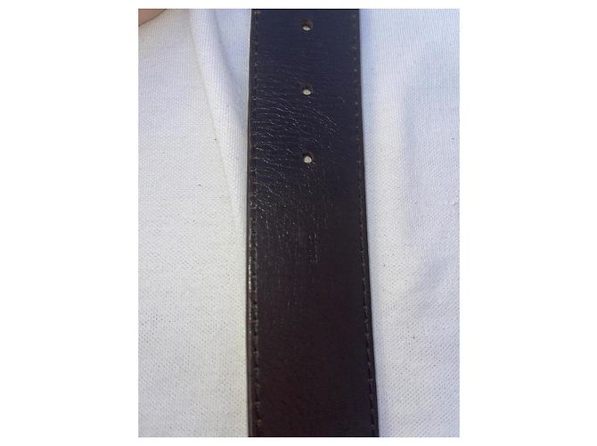 Louis Vuitton Gürtel Leder Dunkelbraun - Ansicht 11