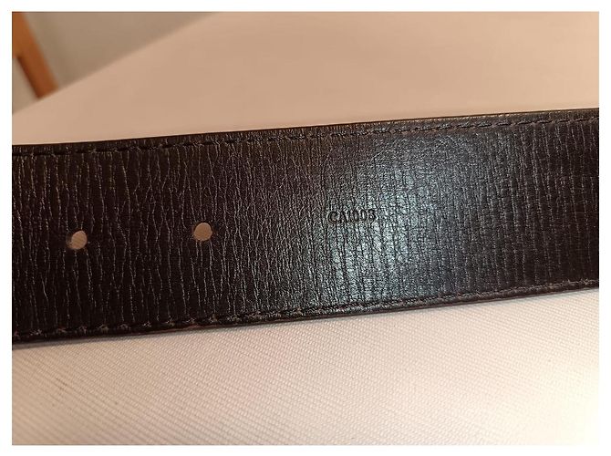 Louis Vuitton Gürtel Leder Dunkelbraun - Ansicht 3