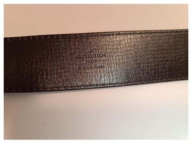 Louis Vuitton Gürtel Leder Dunkelbraun - Ansicht 4