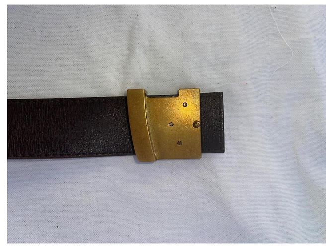 Louis Vuitton Gürtel Leder Dunkelbraun - Ansicht 5