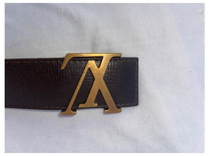 Louis Vuitton Gürtel Leder Dunkelbraun - Ansicht 6