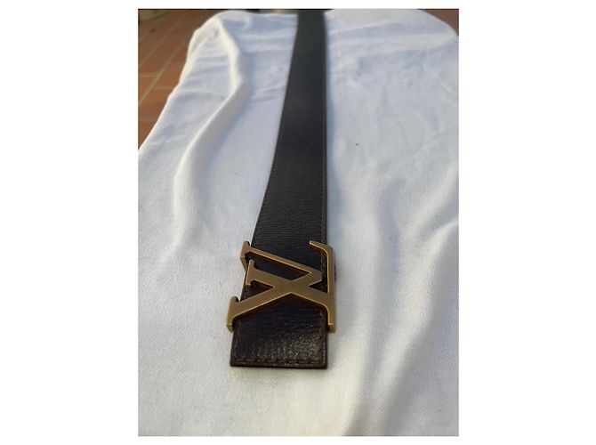 Louis Vuitton Gürtel Leder Dunkelbraun - Ansicht 7