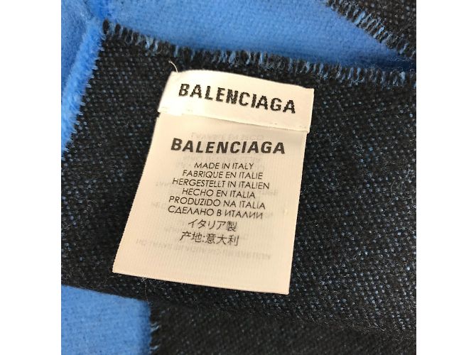 Bicolor Wollschal von Balenciaga - Ansicht 7