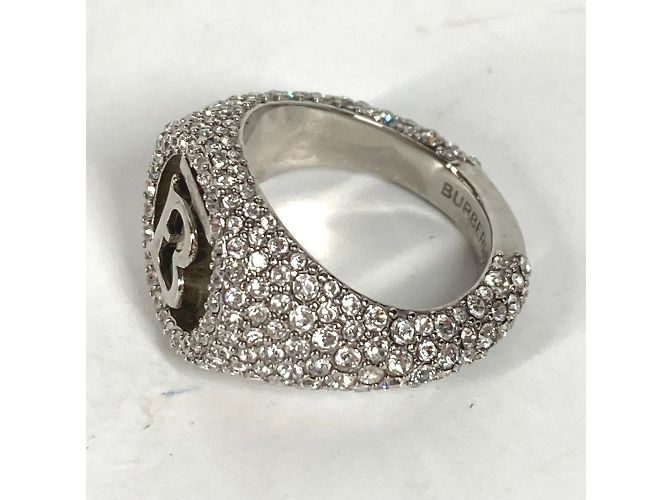 Anello in argento con strass Burberry - vista 2