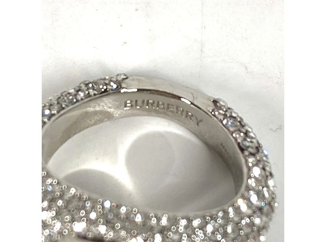 Anello in argento con strass Burberry - vista 7