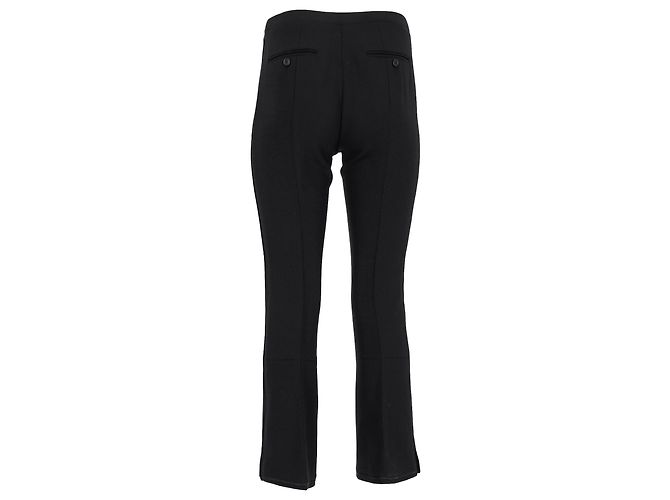 Prada gerade geschnittene Hose aus schwarzem Polyester - Ansicht 3