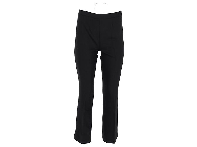 Prada gerade geschnittene Hose aus schwarzem Polyester - Ansicht 6