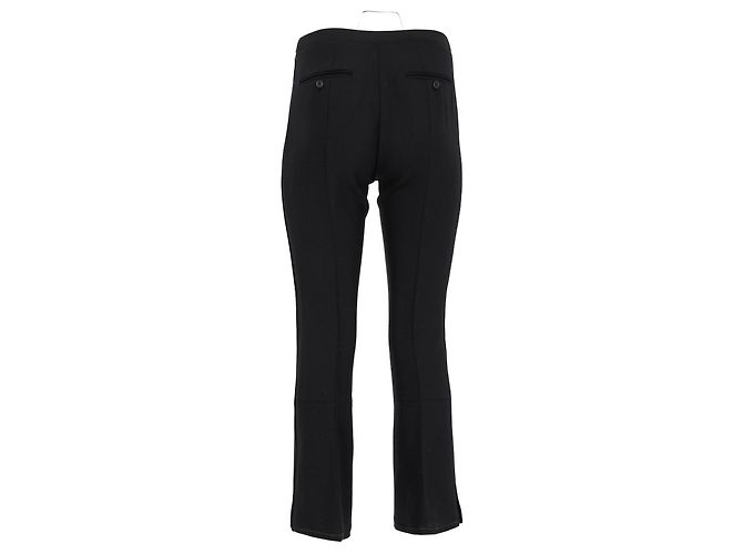 Prada gerade geschnittene Hose aus schwarzem Polyester - Ansicht 8