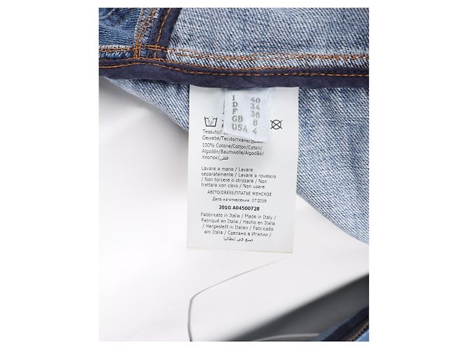 Autre Marque Mono de denim Philosophy de Lorenzo Serafini en algodón azul claro - vista 10