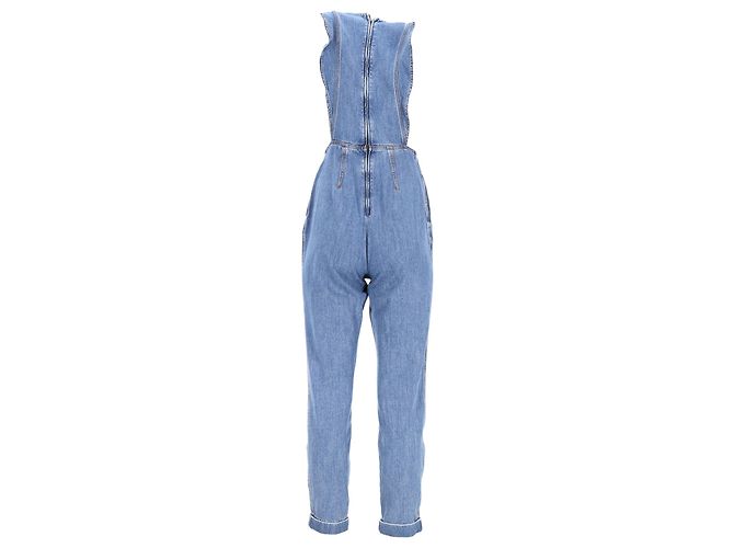 Autre Marque Mono de denim Philosophy de Lorenzo Serafini en algodón azul claro - vista 3
