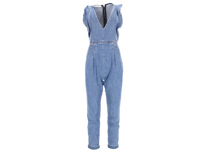 Autre Marque Mono de denim Philosophy de Lorenzo Serafini en algodón azul claro - vista 6