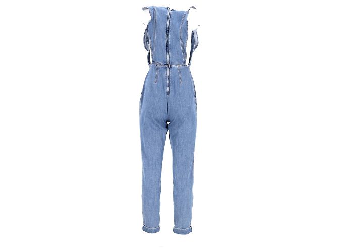 Autre Marque Mono de denim Philosophy de Lorenzo Serafini en algodón azul claro - vista 8