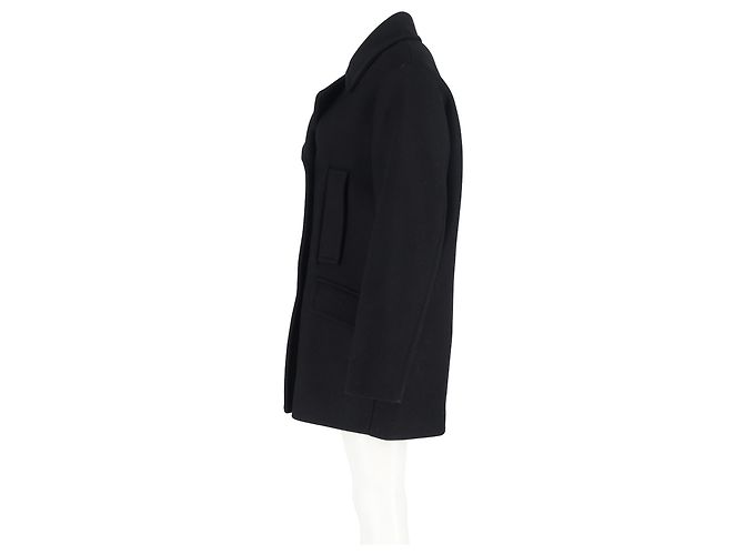 Abrigo de lana negro de doble botonadura Max Mara Sportmax - vista 5