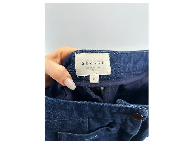 Autre Marque NO FIRMADO / NO FIRMADO Jeans T.FR 34 Algodón Azul - vista 3