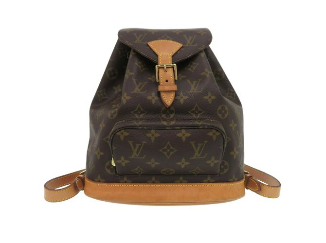 Mochila Monogram Montsouris MM de Louis Vuitton Castaño Monograma - vista 2