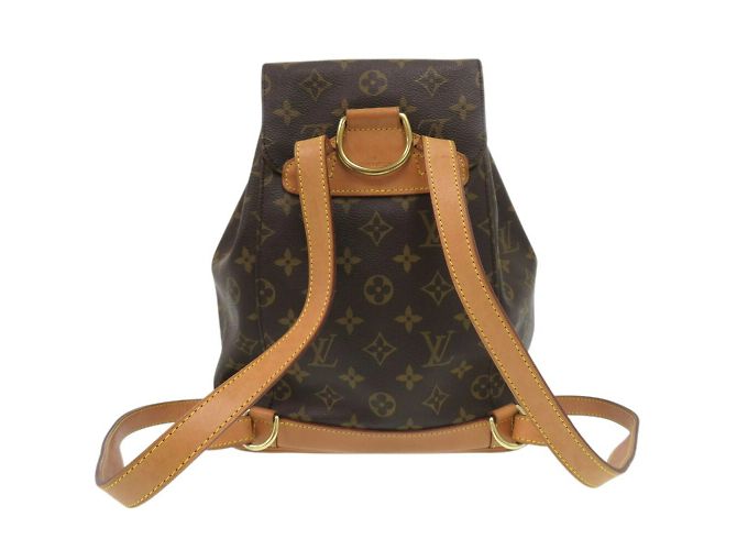 Mochila Monogram Montsouris MM de Louis Vuitton Castaño Monograma - vista 3