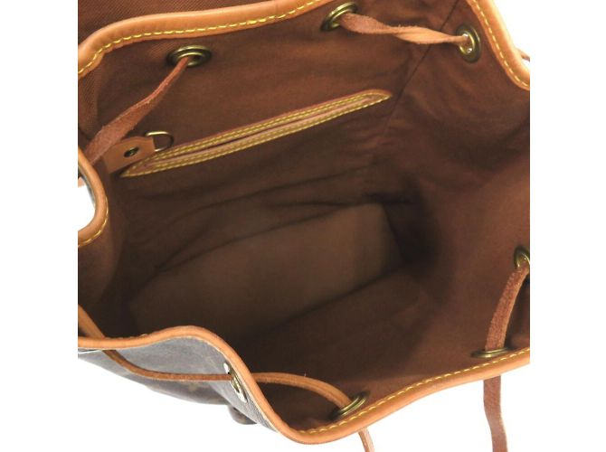 Mochila Monogram Montsouris MM de Louis Vuitton Castaño Monograma - vista 6