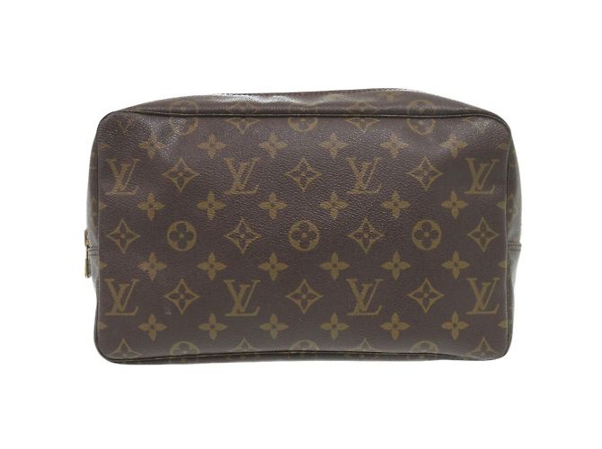 Pouch Monogram True Toilet 28 di Louis Vuitton Marrone Monogramma - vista 2
