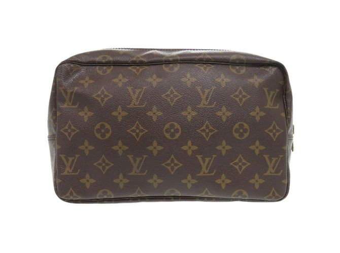 Pouch Monogram True Toilet 28 di Louis Vuitton Marrone Monogramma - vista 3