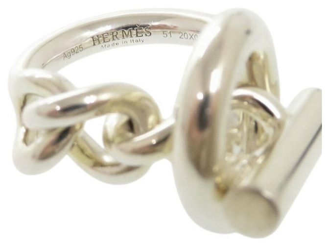 Ring Hermès Anello in argento 925 Hermes Croisette - vista 9