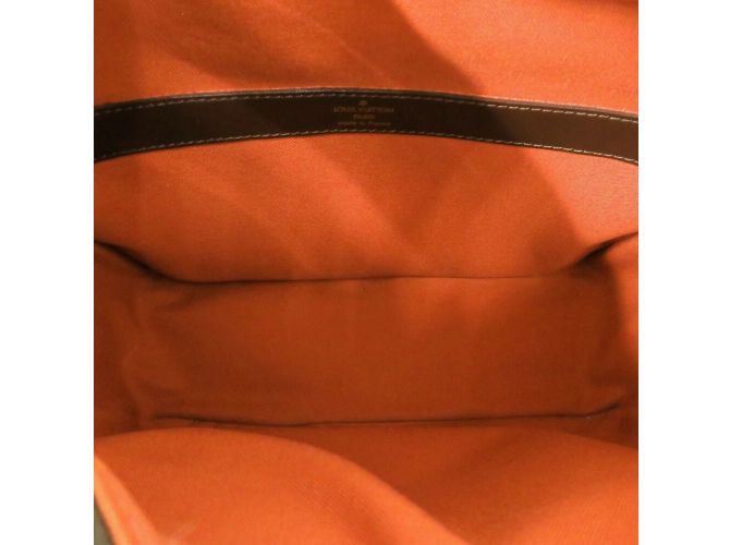 Borsa a Spalla Naviglio Damier Louis Vuitton Marrone Damier ebene - vista 6