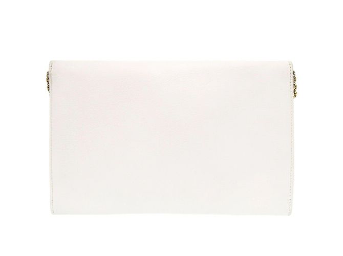 Hermès Borsa a spalla Hermes Veau Gulliver bianca Bianco - vista 3