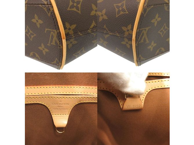 Borsa Tote Monogram Ellipse Louis Vuitton Marrone Monogramma - vista 11