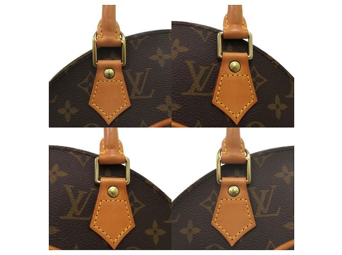 Borsa a mano Monogram Ellipse PM Louis Vuitton Marrone Monogramma - vista 10