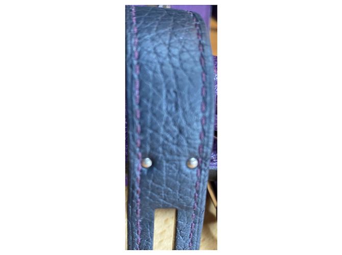 Hermès Borsa in pelle So Kelly Viola scuro - vista 7