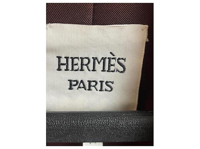 Hermès Lederjacke Braun - Ansicht 2