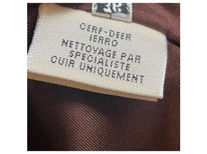 Hermès Lederjacke Braun - Ansicht 7