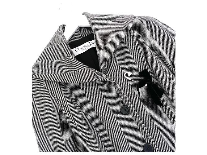 Christian Dior Bar-Jacke mit Würfelbesatz Dior x John Galliano Herbst 2005 - Ansicht 3