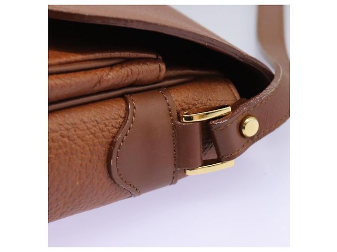 Autre Marque Borsa a Spalla Burberrys in Pelle Marrone Auth bs22432 - vista 10