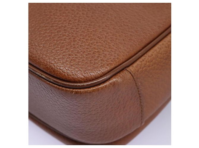 Autre Marque Borsa a Spalla Burberrys in Pelle Marrone Auth bs22432 - vista 16