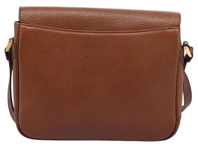 Autre Marque Borsa a Spalla Burberrys in Pelle Marrone Auth bs22432 - vista 2