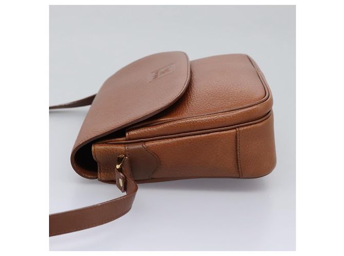 Autre Marque Borsa a Spalla Burberrys in Pelle Marrone Auth bs22432 - vista 3