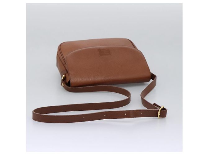 Autre Marque Borsa a Spalla Burberrys in Pelle Marrone Auth bs22432 - vista 7