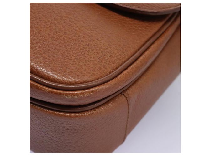Autre Marque Borsa a Spalla Burberrys in Pelle Marrone Auth bs22432 - vista 9