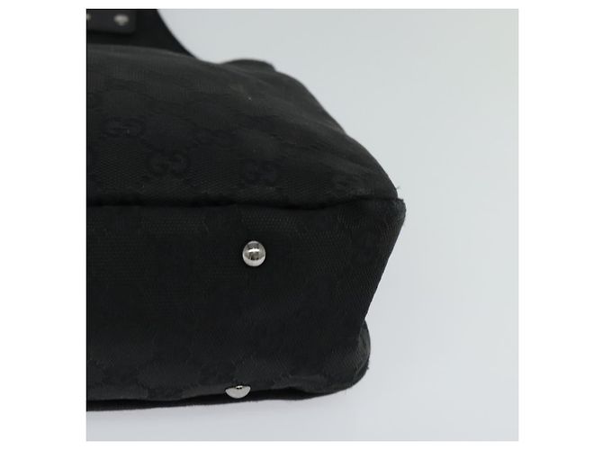 Borsa a Spalla GG Canvas Gucci Nera 132260 Auth ep7331 Nero - vista 11