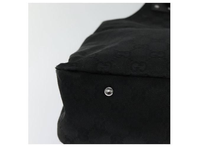 Borsa a Spalla GG Canvas Gucci Nera 132260 Auth ep7331 Nero - vista 12