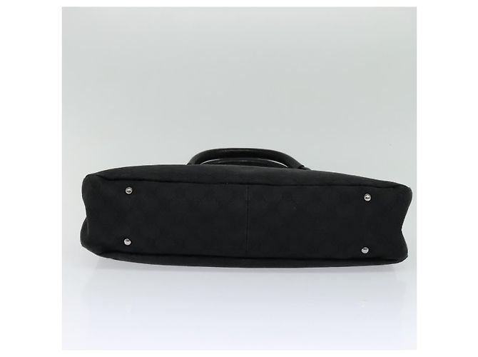 Borsa a Spalla GG Canvas Gucci Nera 132260 Auth ep7331 Nero - vista 9