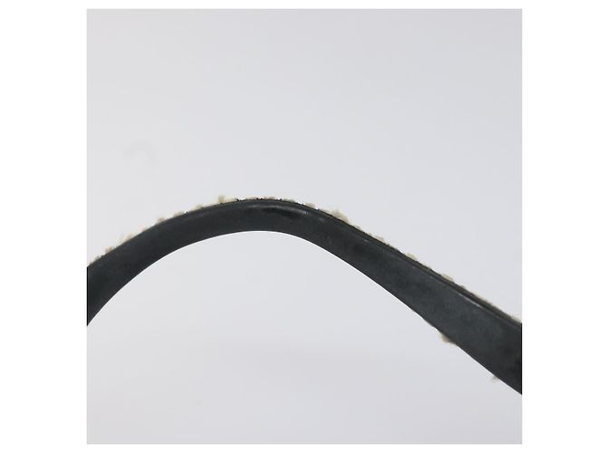 Gafas de sol de tweed CHANEL de plástico negro CC Auth bs22164 - vista 11