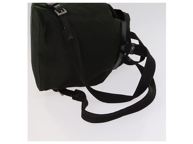 Zaino PRADA in nylon khaki Auth bs22082 Cachi - vista 8