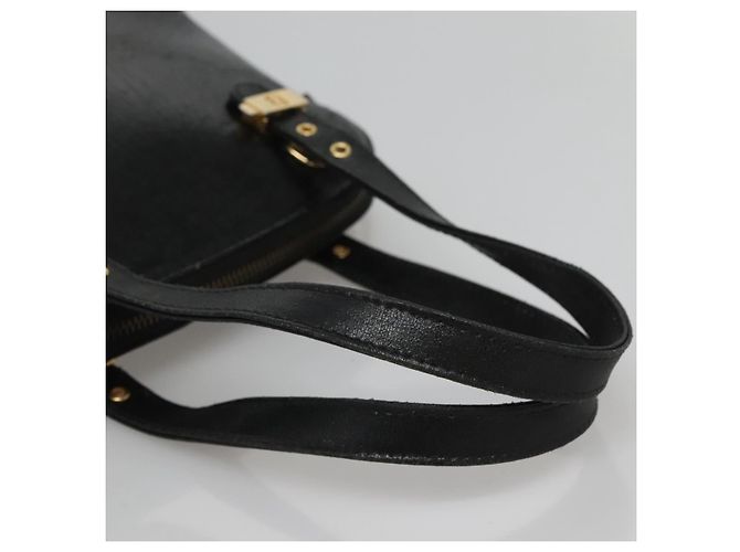 Borsa a mano FENDI in pelle 2 vie nera e oro Auth hk1976 Nero D'oro - vista 7