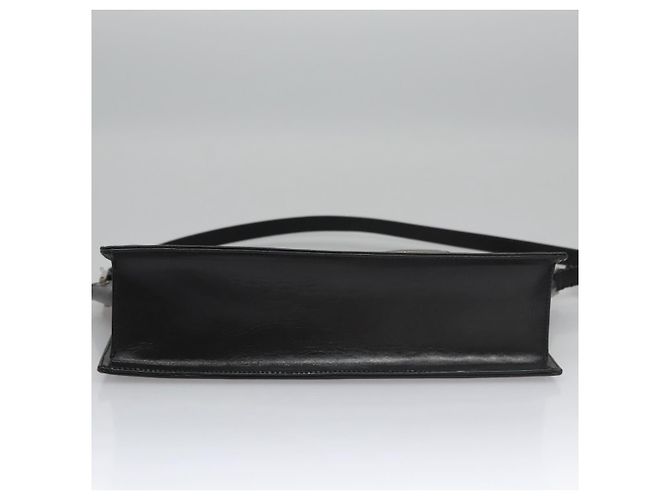 Borsa a spalla in pelle nera VERSACE Auth bs22448 Nero - vista 5
