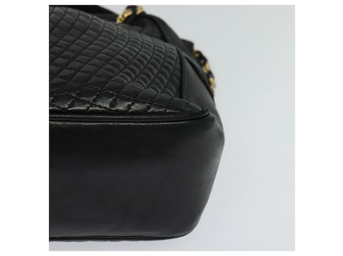 Borsa a spalla BALLY in pelle nera Auth BA240 Nero - vista 12