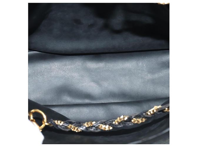 Borsa a spalla BALLY in pelle nera Auth BA240 Nero - vista 17