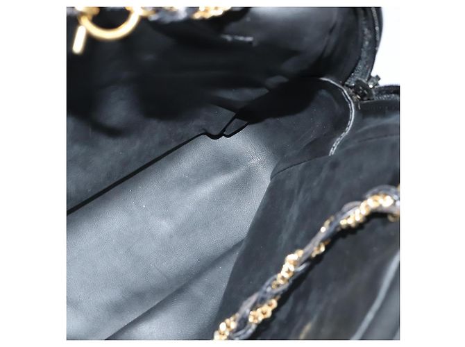 Borsa a spalla BALLY in pelle nera Auth BA240 Nero - vista 18