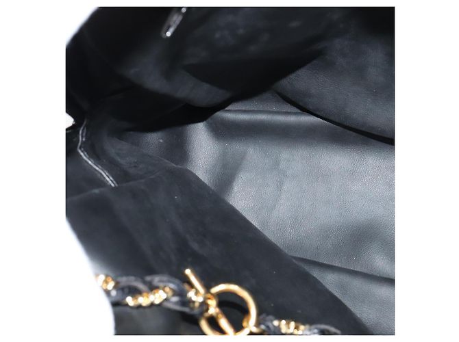 Borsa a spalla BALLY in pelle nera Auth BA240 Nero - vista 19