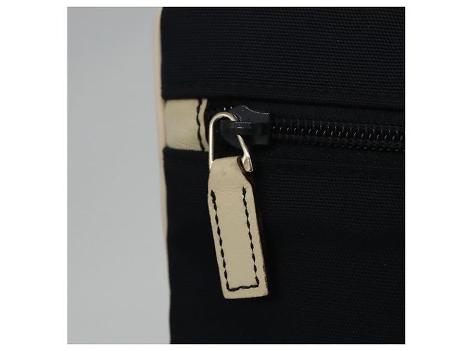 Pouch GUCCI Nylon Navy Silver Auth bs22200 Argento Blu navy - vista 13